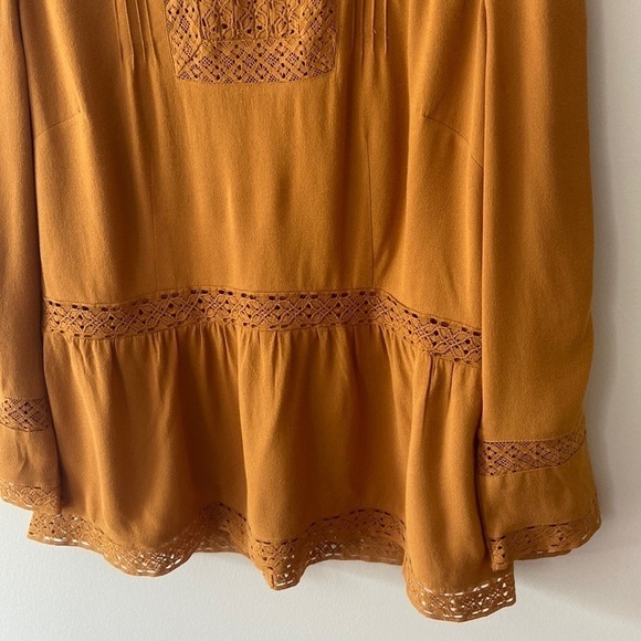 Point Sur Lacey Top Marled Mushroom Gold Size 10 - Picture 10 of 16